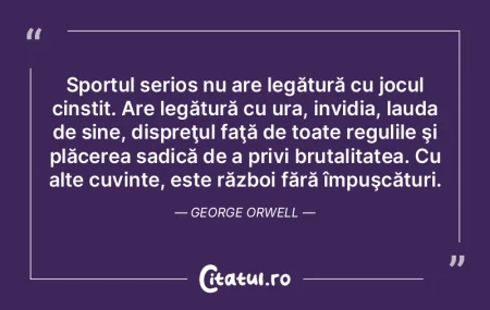 Sportul serios nu are legătură cu jocu... Sportul serios nu are legătură cu jocu...