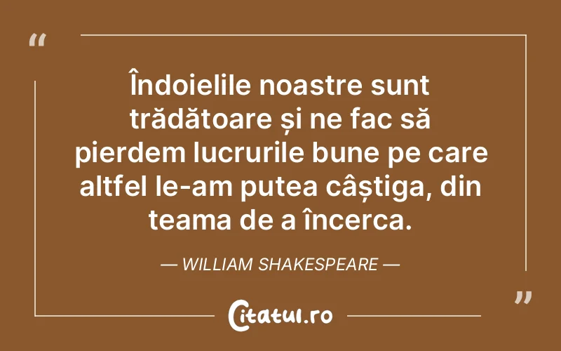 Citat William Shakespeare - citate spiritualitate