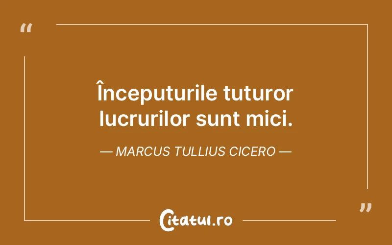 Citat Marcus Tullius Cicero - citate spiritualitate