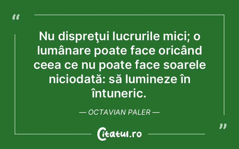 Citat Octavian Paler - citate spiritualitate