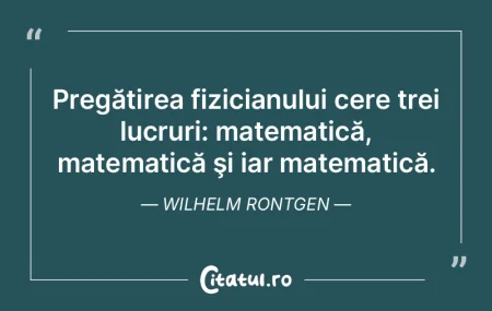 Pregătirea fizicianului cere trei lucru... Pregătirea fizicianului cere trei lucru...