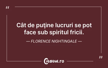Cât de puţine lucruri se pot face sub ... Cât de puţine lucruri se pot face sub ...