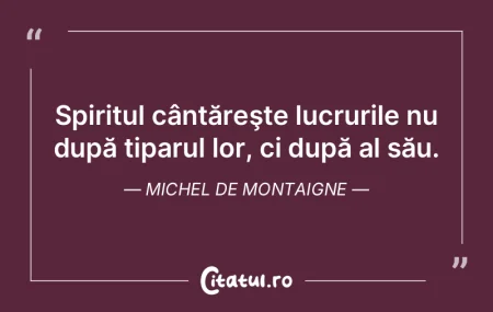 Spiritul cântăreÅŸte lucrurile nu dupÄ... Spiritul cântăreÅŸte lucrurile nu dupÄ...