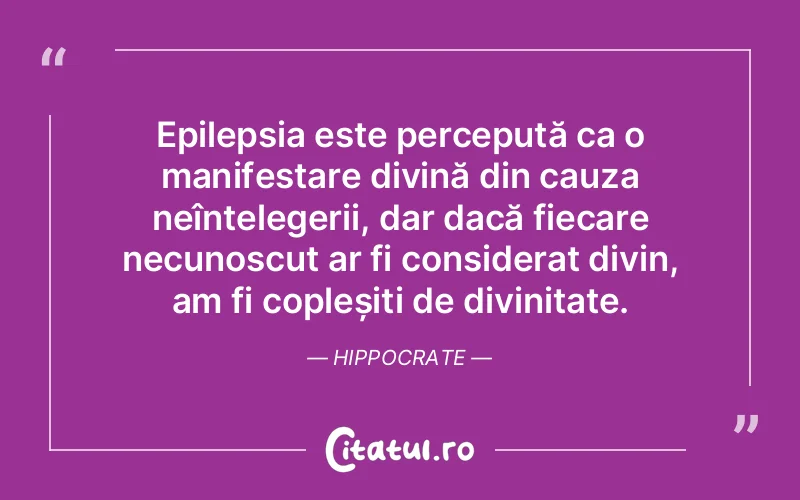 Citat Hippocrate - citate spiritualitate