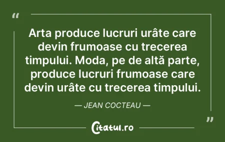 Arta produce lucruri urâte care devin f... Arta produce lucruri urâte care devin f...