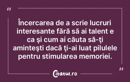 Încercarea de a scrie lucruri interesan... Încercarea de a scrie lucruri interesan...