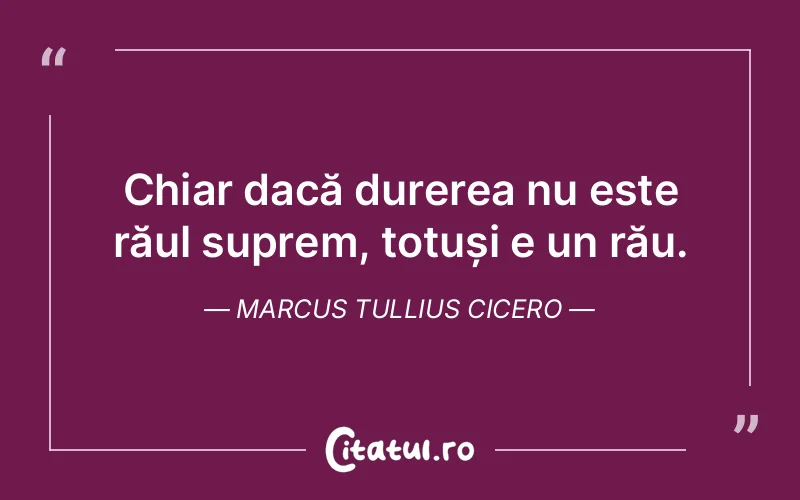 Citat Marcus Tullius Cicero - citate spiritualitate