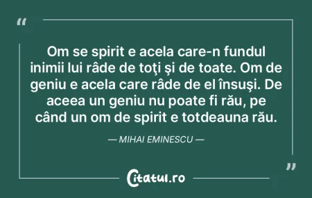 Om se spirit e acela care-n fundul inimi... Om se spirit e acela care-n fundul inimi...