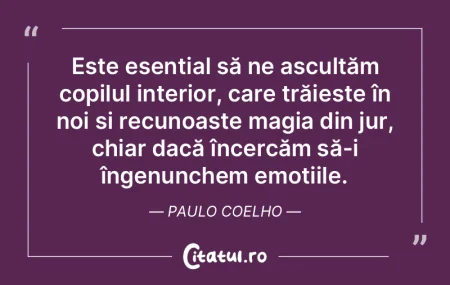 Este esențial să ne ascultăm copilul ... Este esențial să ne ascultăm copilul ...
