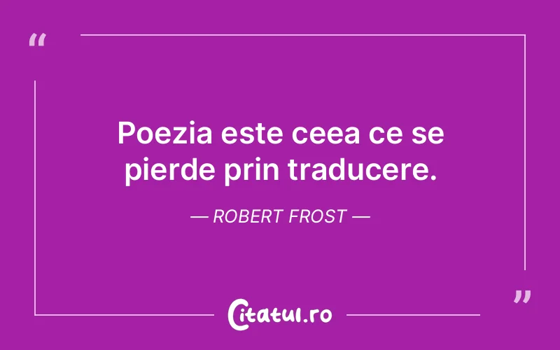 Citat Robert Frost - citate spiritualitate