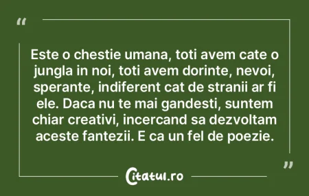 Este o chestie umana, toti avem cate o j... Este o chestie umana, toti avem cate o j...