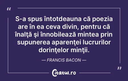 S-a spus întotdeauna că poezia are în... S-a spus întotdeauna că poezia are în...