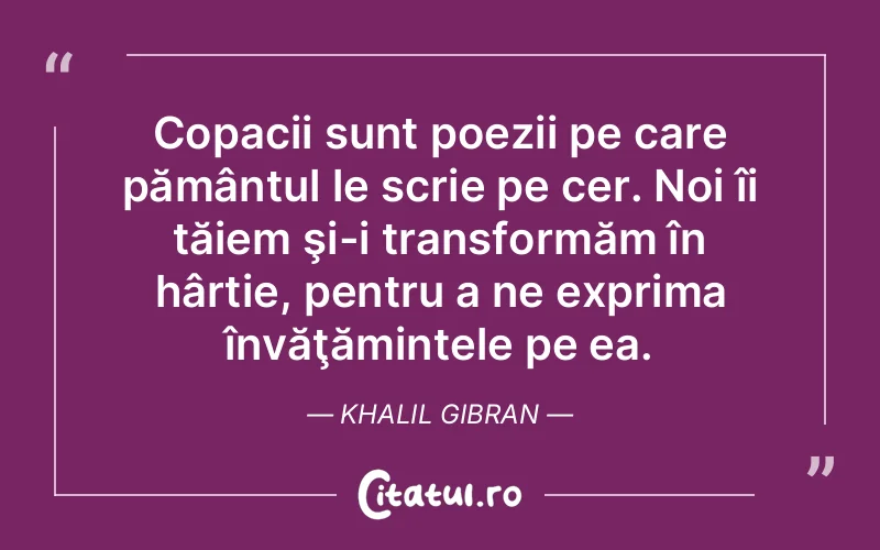 Citat Khalil Gibran - citate spiritualitate