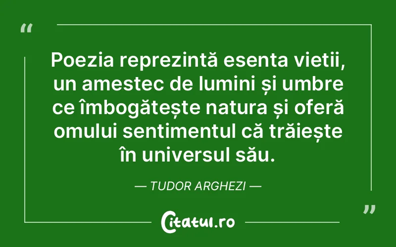 Citat Tudor Arghezi - citate spiritualitate