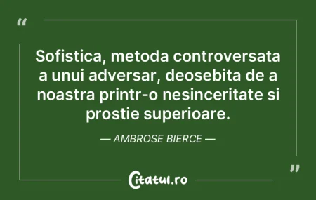 Sofistica, metoda controversata a unui a... Sofistica, metoda controversata a unui a...