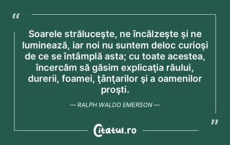 Soarele străluceşte, ne încălzeşte ... Soarele străluceşte, ne încălzeşte ...