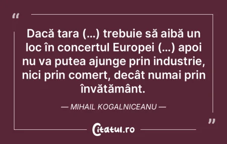 Dacă țara (…) trebuie să aibă un l... Dacă țara (…) trebuie să aibă un l...