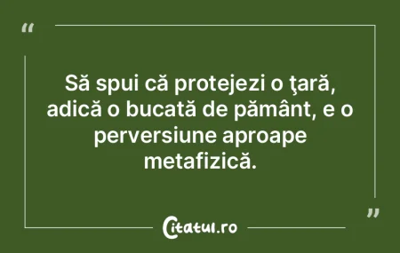 Să spui că protejezi o ţară, adică ... Să spui că protejezi o ţară, adică ...