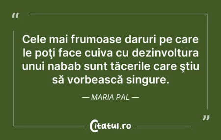 Cele mai frumoase daruri pe care le poţ... Cele mai frumoase daruri pe care le poţ...