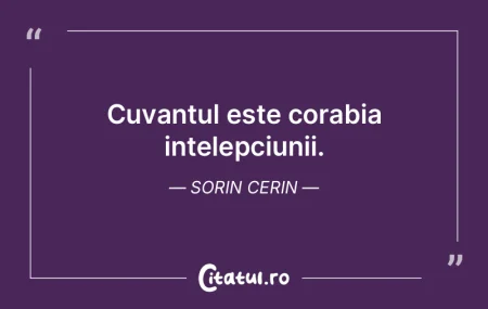 Cuvantul este corabia intelepciunii. Sor... Cuvantul este corabia intelepciunii. Sor...
