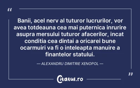 Banii, acel nerv al tuturor lucrurilor, ... Banii, acel nerv al tuturor lucrurilor, ...