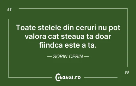 Toate stelele din ceruri nu pot valora c... Toate stelele din ceruri nu pot valora c...