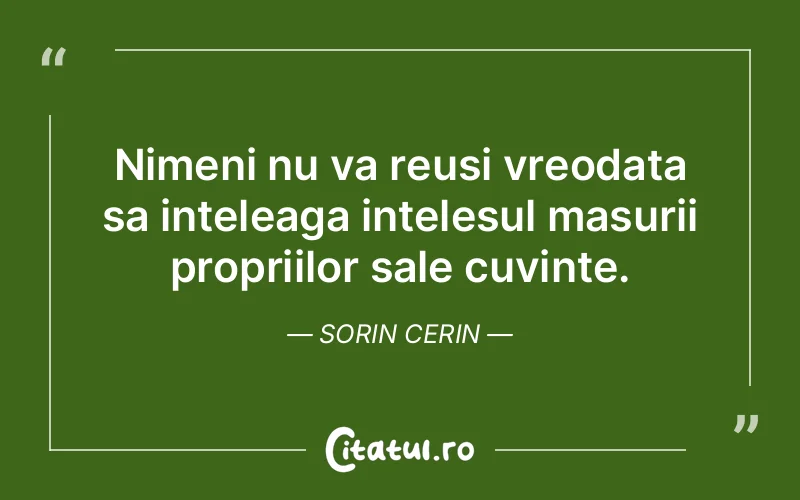 Citat Sorin Cerin - citate spiritualitate