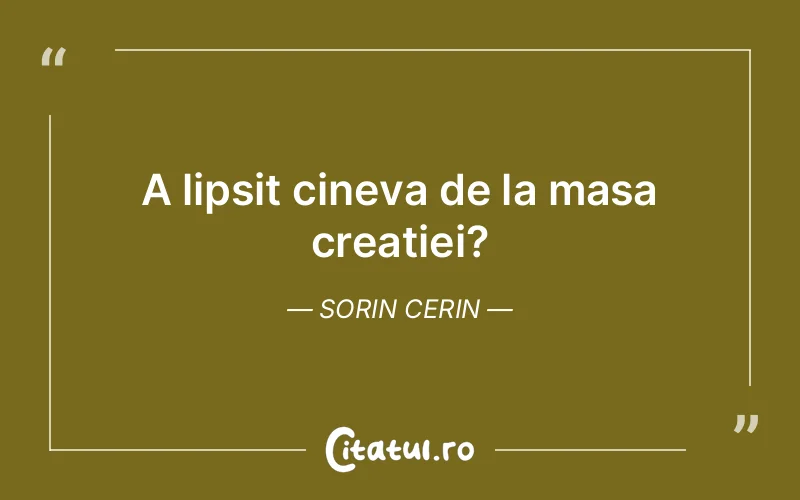 Citat Sorin Cerin - citate spiritualitate