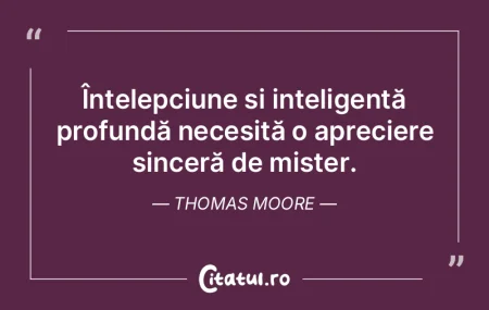 Înțelepciune și inteligență profund...