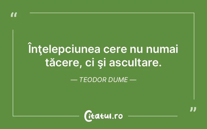 Citat Teodor Dume - citate spiritualitate