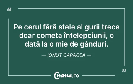 Pe cerul fără stele al gurii trece doa... Pe cerul fără stele al gurii trece doa...