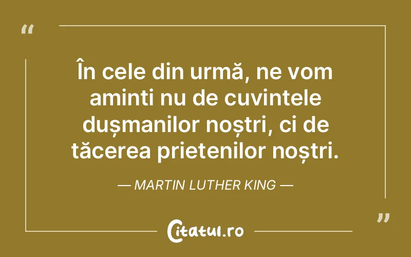 Citat Martin Luther King - citate spiritualitate