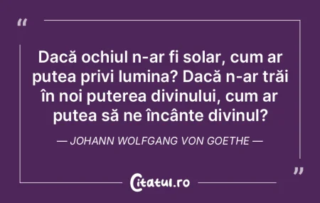Dacă ochiul n-ar fi solar, cum ar putea... Dacă ochiul n-ar fi solar, cum ar putea...