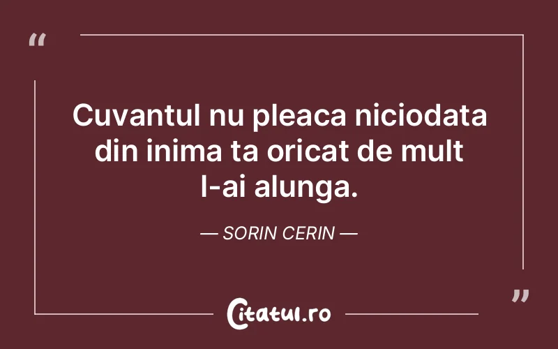 Citat Sorin Cerin - citate spiritualitate