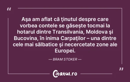 Aşa am aflat că ţinutul despre care v... Aşa am aflat că ţinutul despre care v...