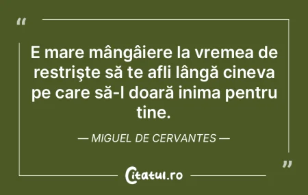 E mare mângâiere la vremea de restriş... E mare mângâiere la vremea de restriş...