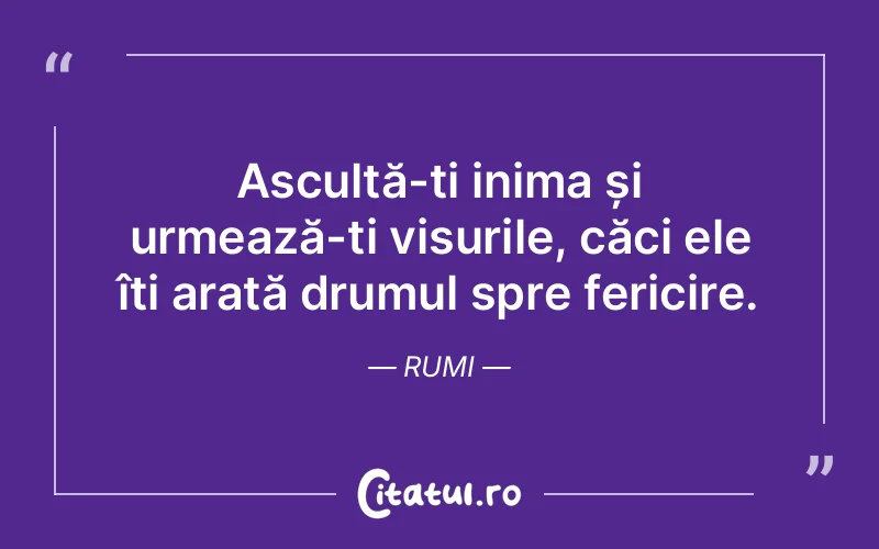 Citat Rumi - citate spiritualitate