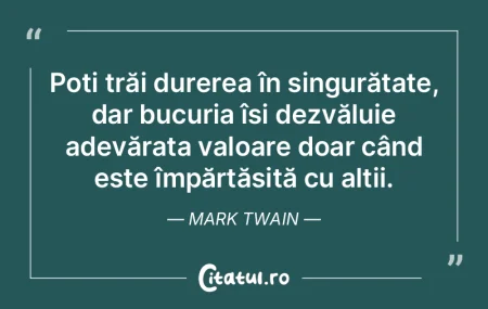Poți trăi durerea în singurătate, da... Poți trăi durerea în singurătate, da...