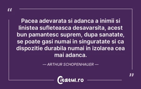 Pacea adevarata si adanca a inimii si li... Pacea adevarata si adanca a inimii si li...