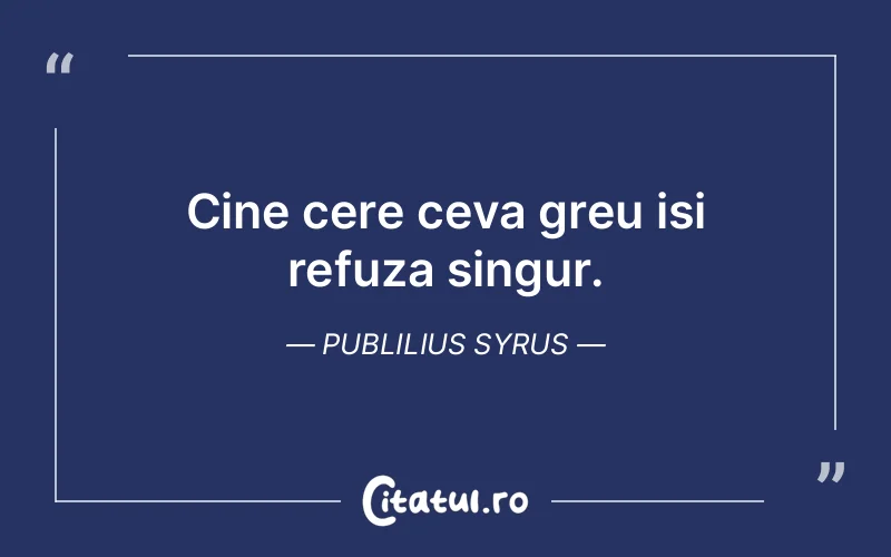 Citat Publilius Syrus - citate spiritualitate