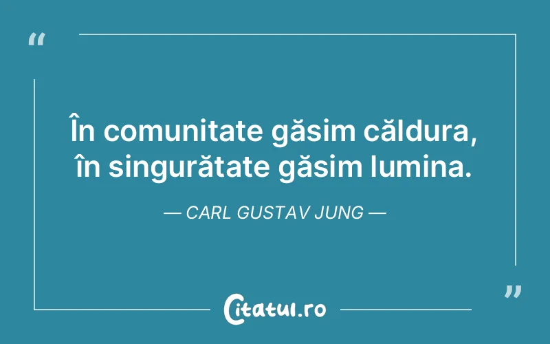 Citat Carl Gustav Jung - citate spiritualitate