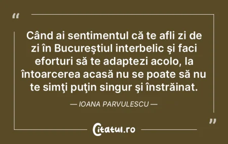 Când ai sentimentul că te afli zi de z... Când ai sentimentul că te afli zi de z...