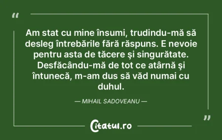 Am stat cu mine însumi, trudindu-mă sÄ... Am stat cu mine însumi, trudindu-mă sÄ...
