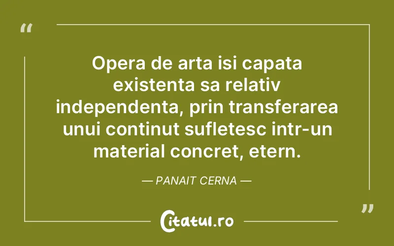Citat Panait Cerna - citate spiritualitate