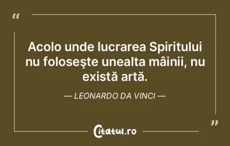 Acolo unde lucrarea Spiritului nu folose... Acolo unde lucrarea Spiritului nu folose...