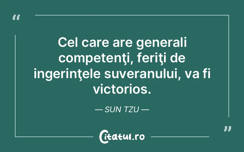 Citat Sun Tzu - citate spiritualitate