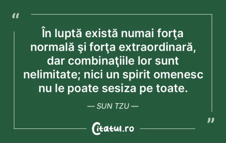 În luptă există numai forţa normală... În luptă există numai forţa normală...