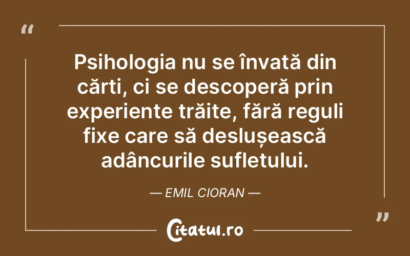 Citat Emil Cioran - citate spiritualitate