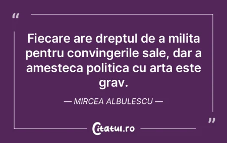 Fiecare are dreptul de a milita pentru c... Fiecare are dreptul de a milita pentru c...