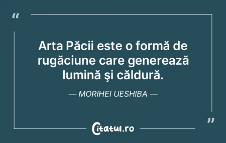 Arta Păcii este o formă de rugăciune ... Arta Păcii este o formă de rugăciune ...